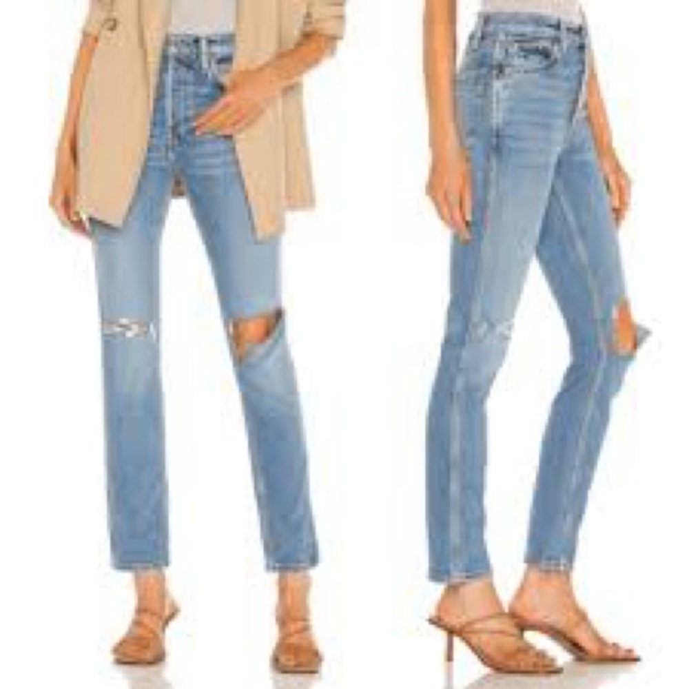 NWT Re/Done 80s Slim Straight Jeans MSRP $295 Size 30